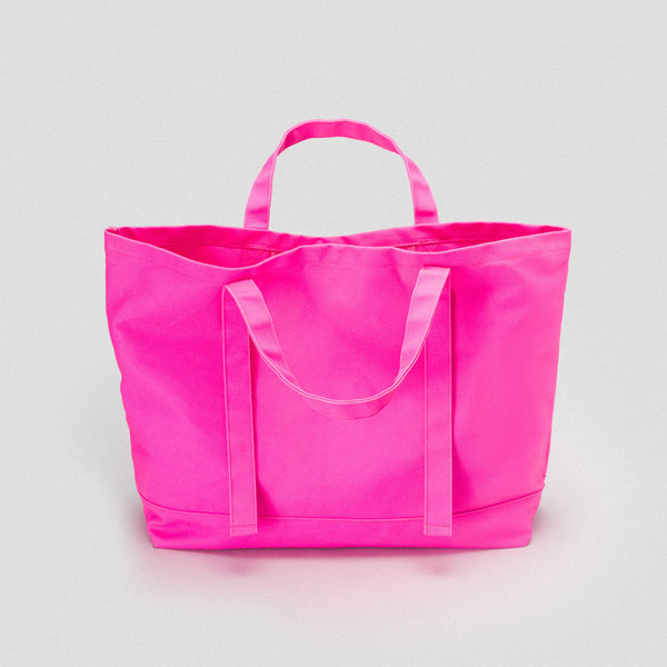 ★EMS★ GLOSSY PADDED TOTE BAGPINK GLOSSY PADDED TOTE BAG-PINK - EMIS